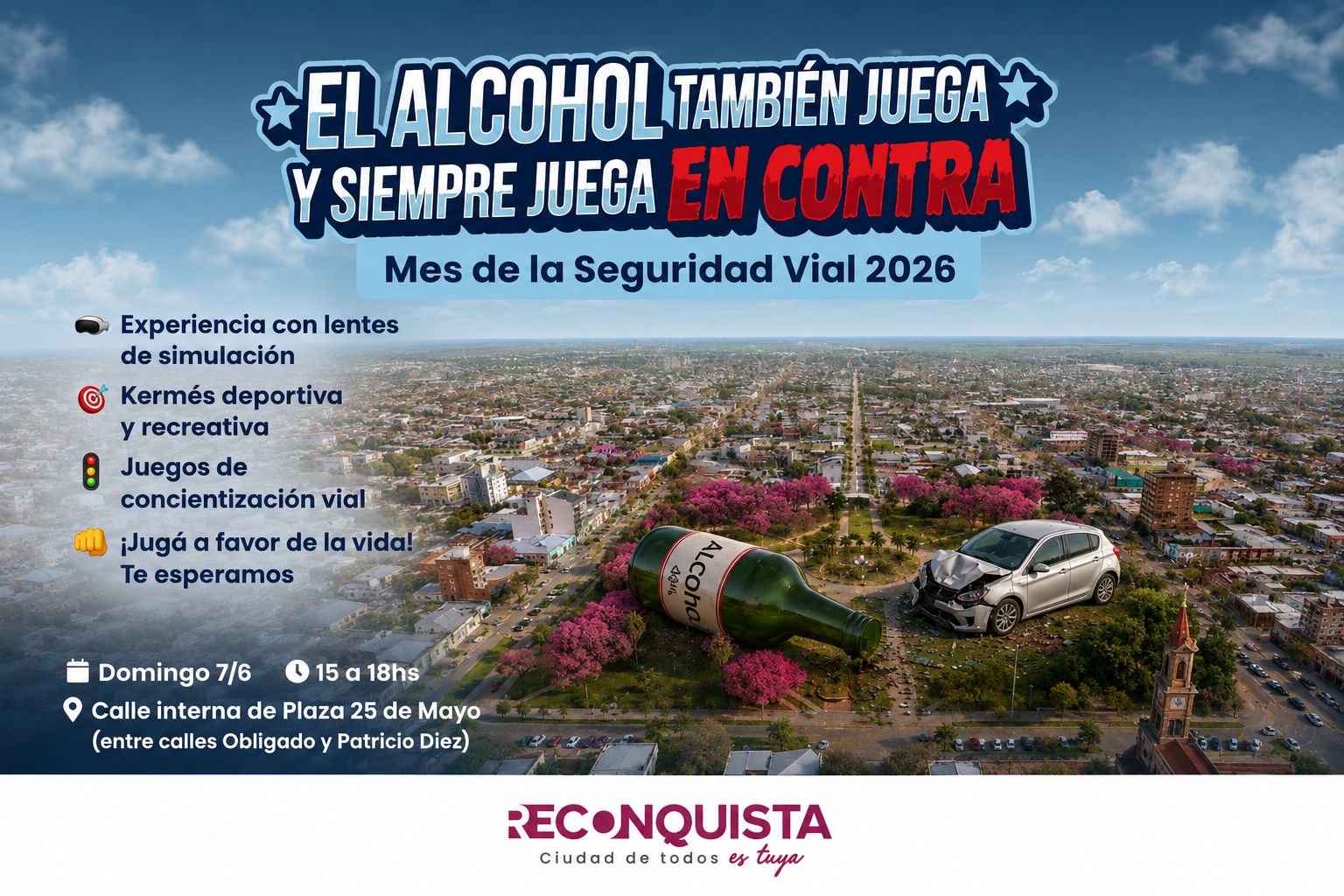 Mes de la Seguridad Vial: una jornada para reflexionar sobre los riesgos del alcohol al volante