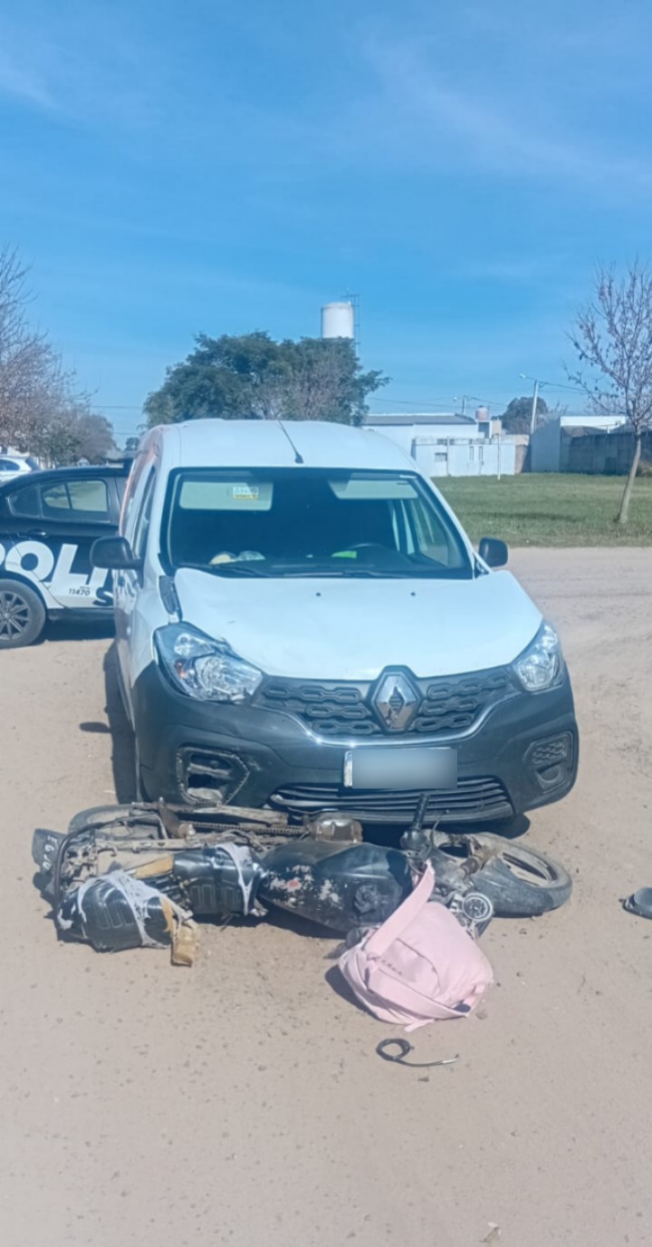 Un hombre y dos menores resultaron heridos en un accidente de tránsito en Reconquista